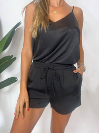 Kld. Signature - Satin Drawstring Shorts