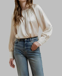 Blu Pepper - Layla Bishop Sleeve Blouse