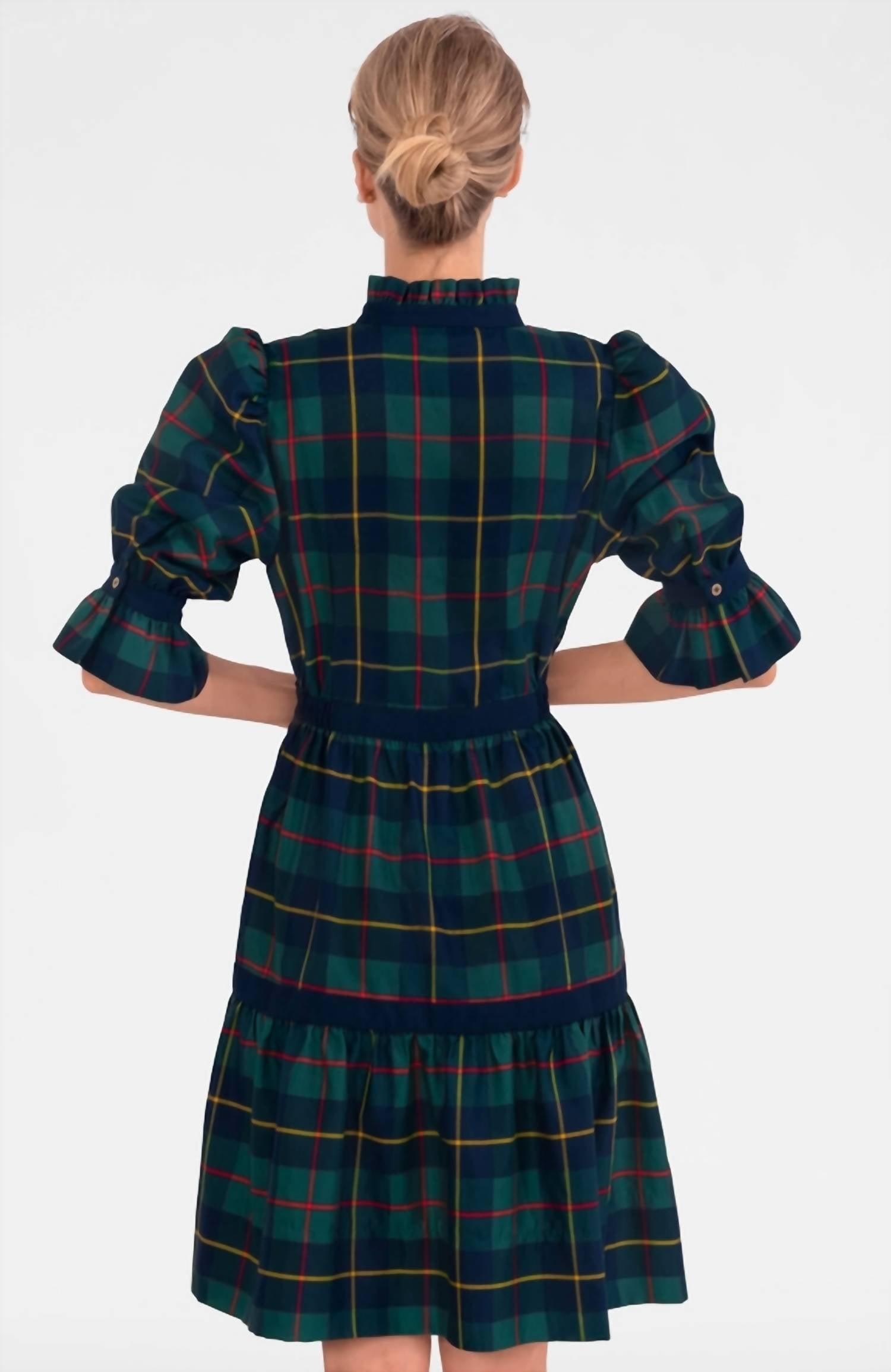 Gretchen Scott - Plaidly Cooper Teardrop Dress