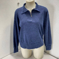 Hard Tail Forever - Women's Mineral Wash Half-zip Shirt
