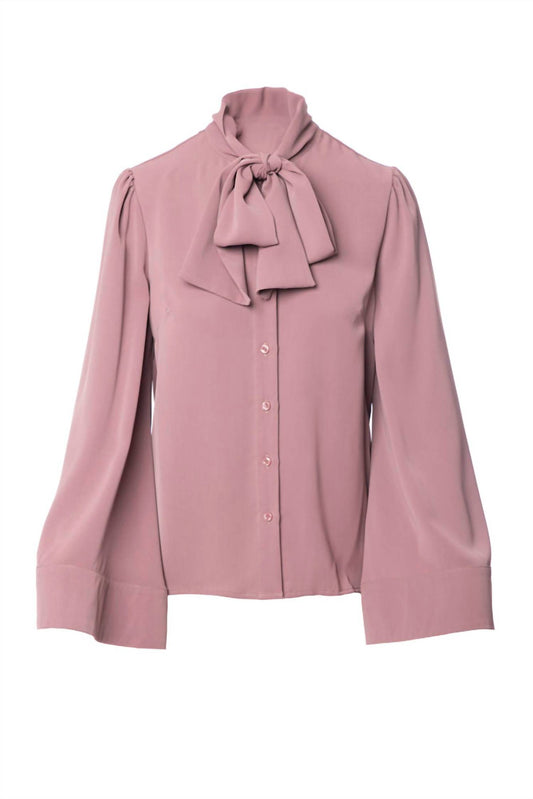 Anonyme - Oversized Bow Long Sleeve Blouse