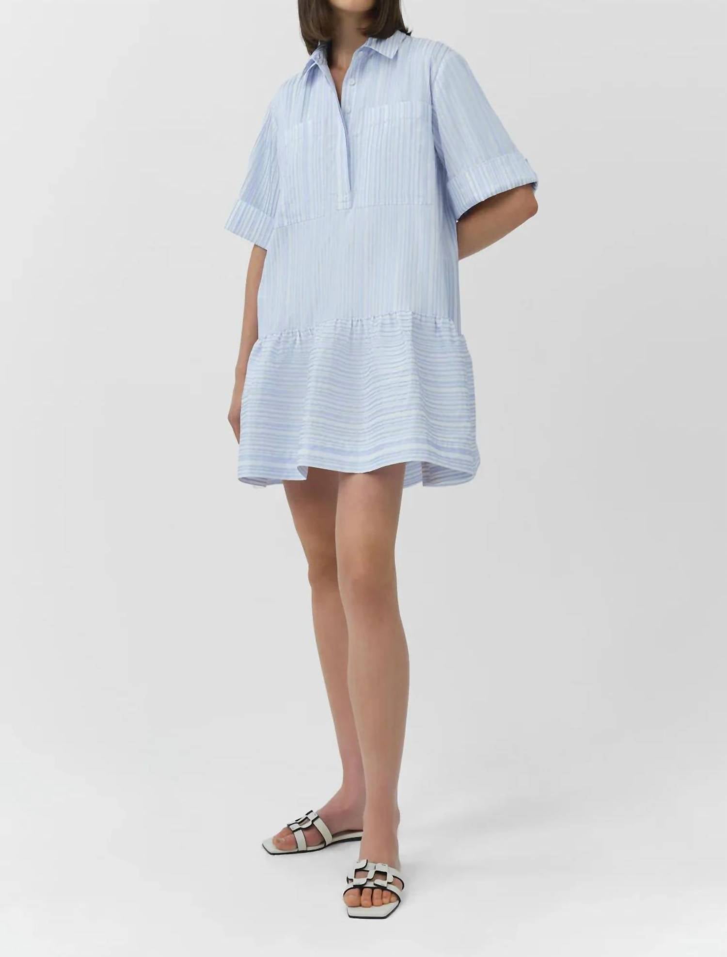Simkhai - Cris Short Sleeve Shirt Dress