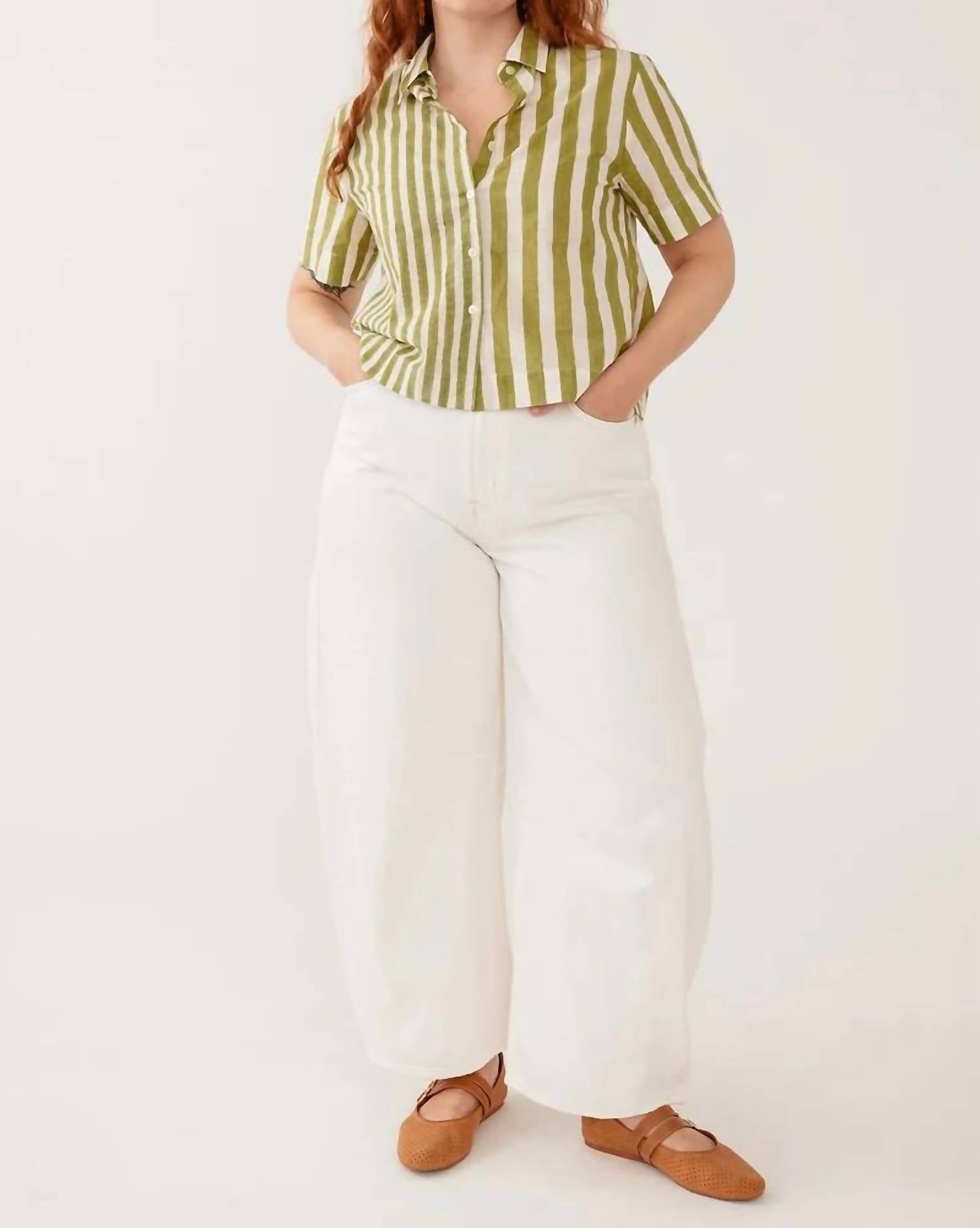 Mata Traders - Benji Button Down Top