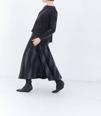 Matthildur - Gable Pima Cotton Midi Skirt