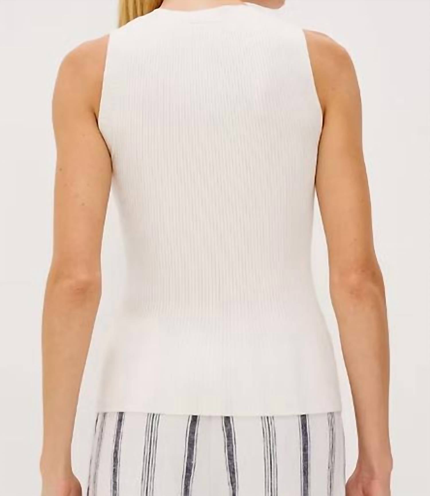 Rails Tatia Vest in ecru - women's jacket - detail view