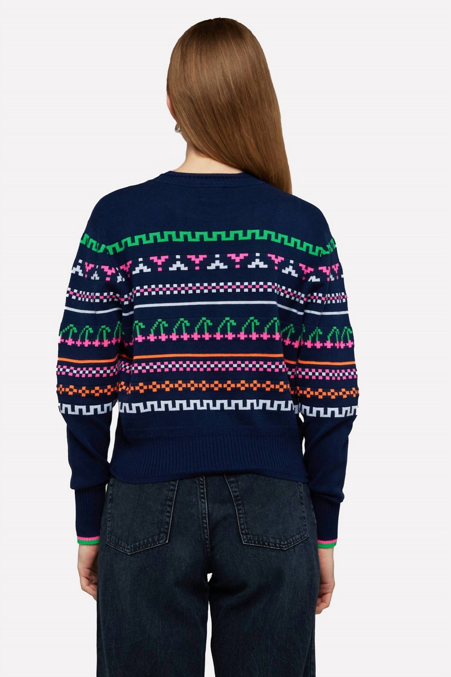 Brodie Cashmere - Elsie Pop Cherries Crewneck Sweater