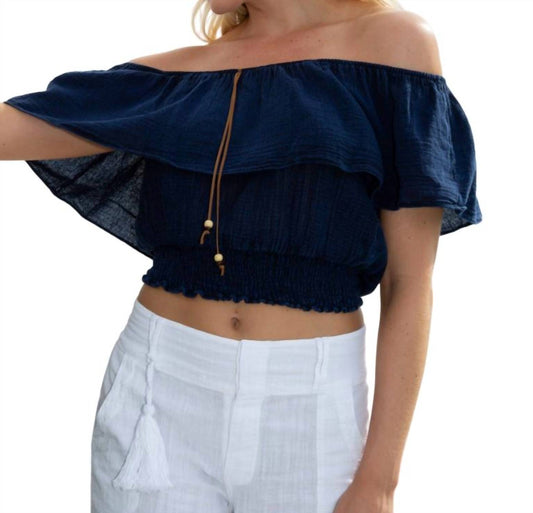 Cotton Natural - Bonita Off-Shoulder Top