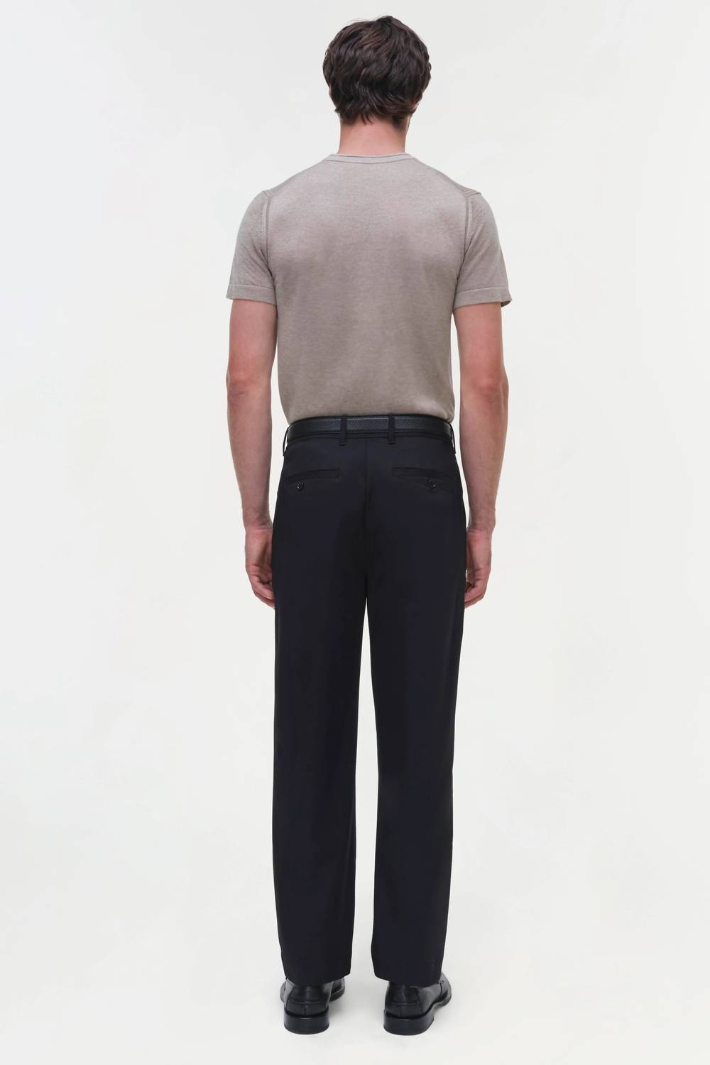 SIMKHAI Zack Straight Leg Pants in black - men's pants - alternate view