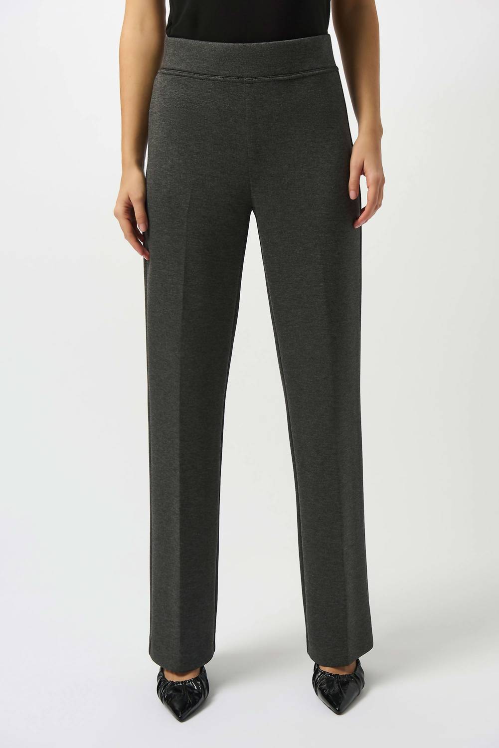Joseph Ribkoff - Scuba Jersey Wide-Leg Pull-On Pants
