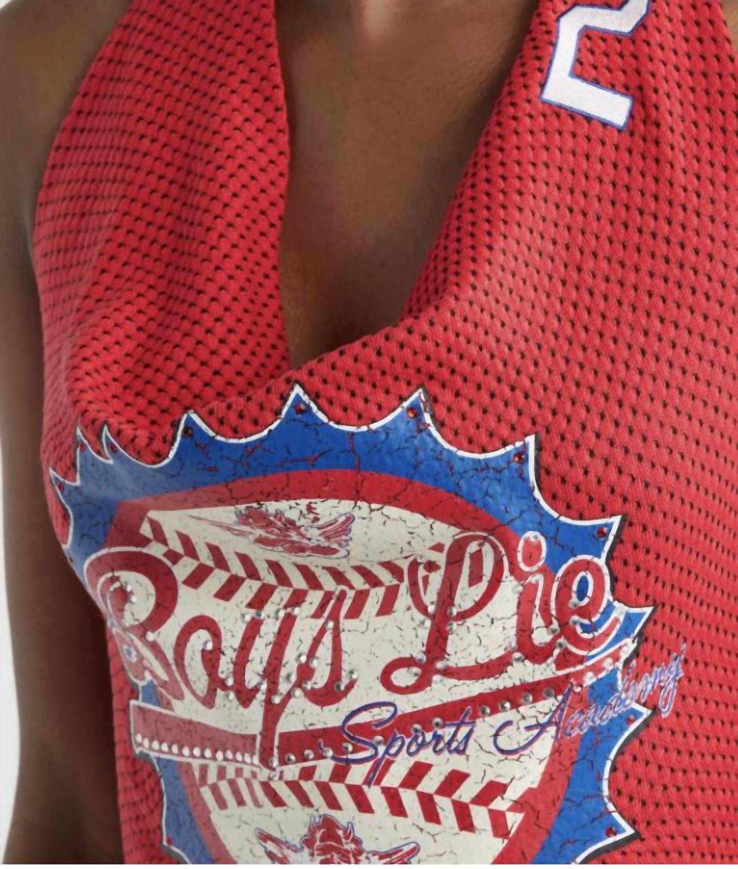 Boys Lie - Sporting Blues Halter Top