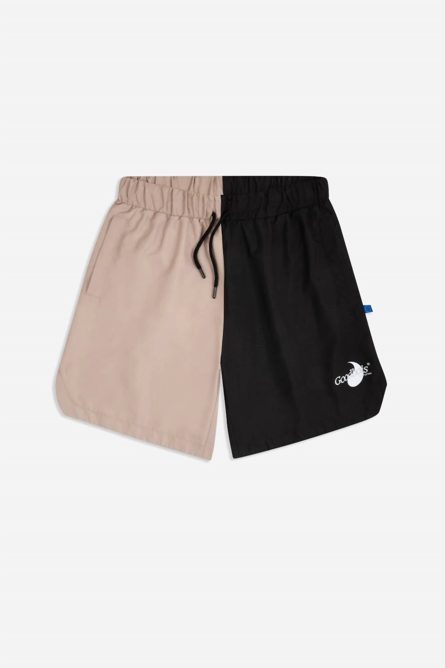 GOODBOIS Men's Yin Yang Boardshorts in black - men's swimwear - detail view