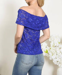 Westmoon - Off Shoulder Lace Top