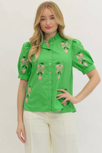 Entro - Puff Sleeve Top