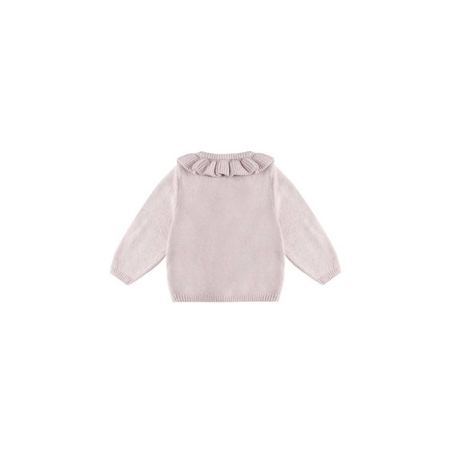 Quincy Mae - Girl's Ruffle Collar Cardigan
