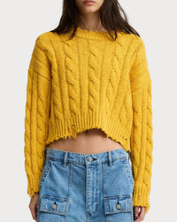 Denimist - Oversized Cropped Sweater