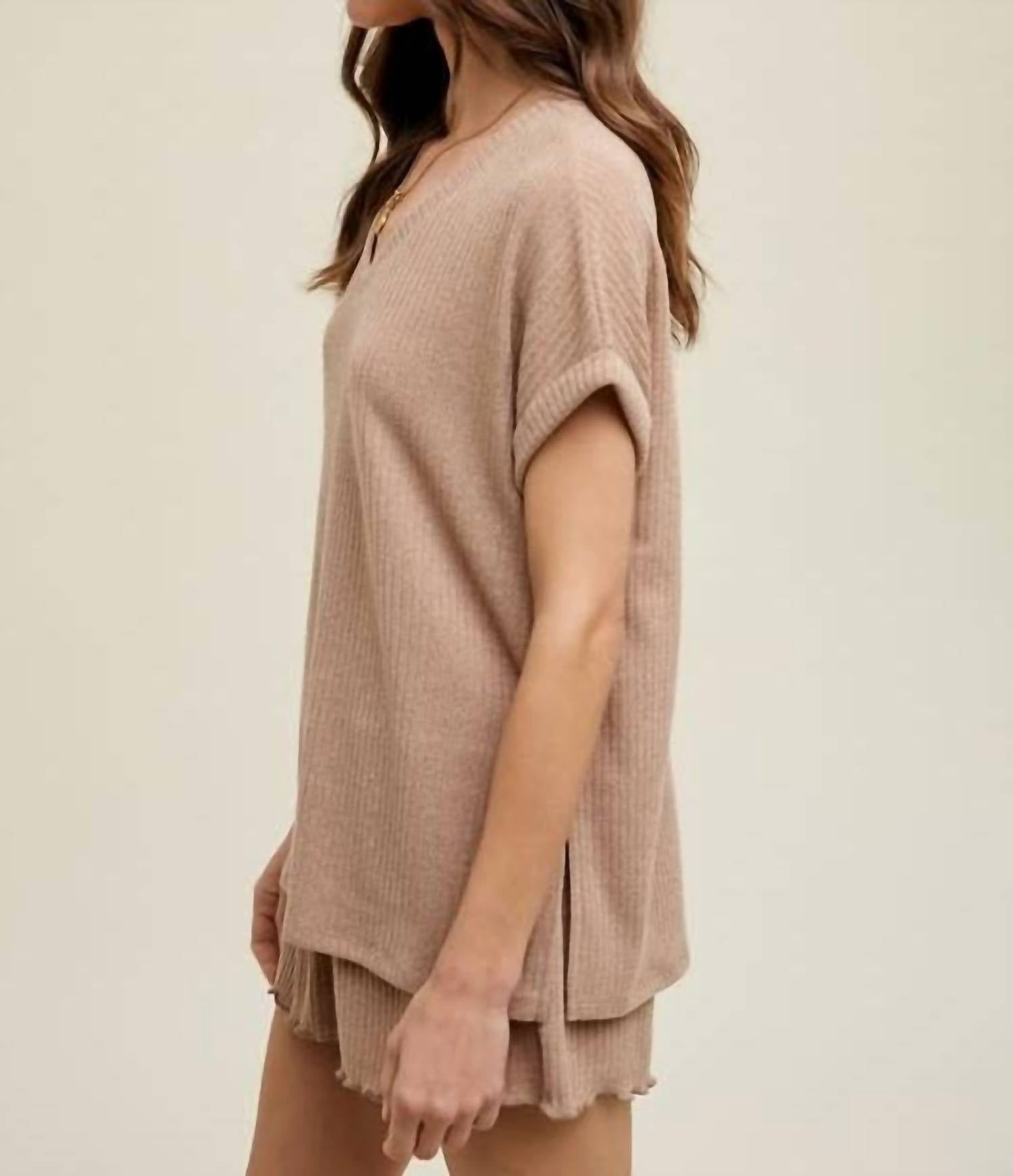 Wishlist - Ribbed Knit Short