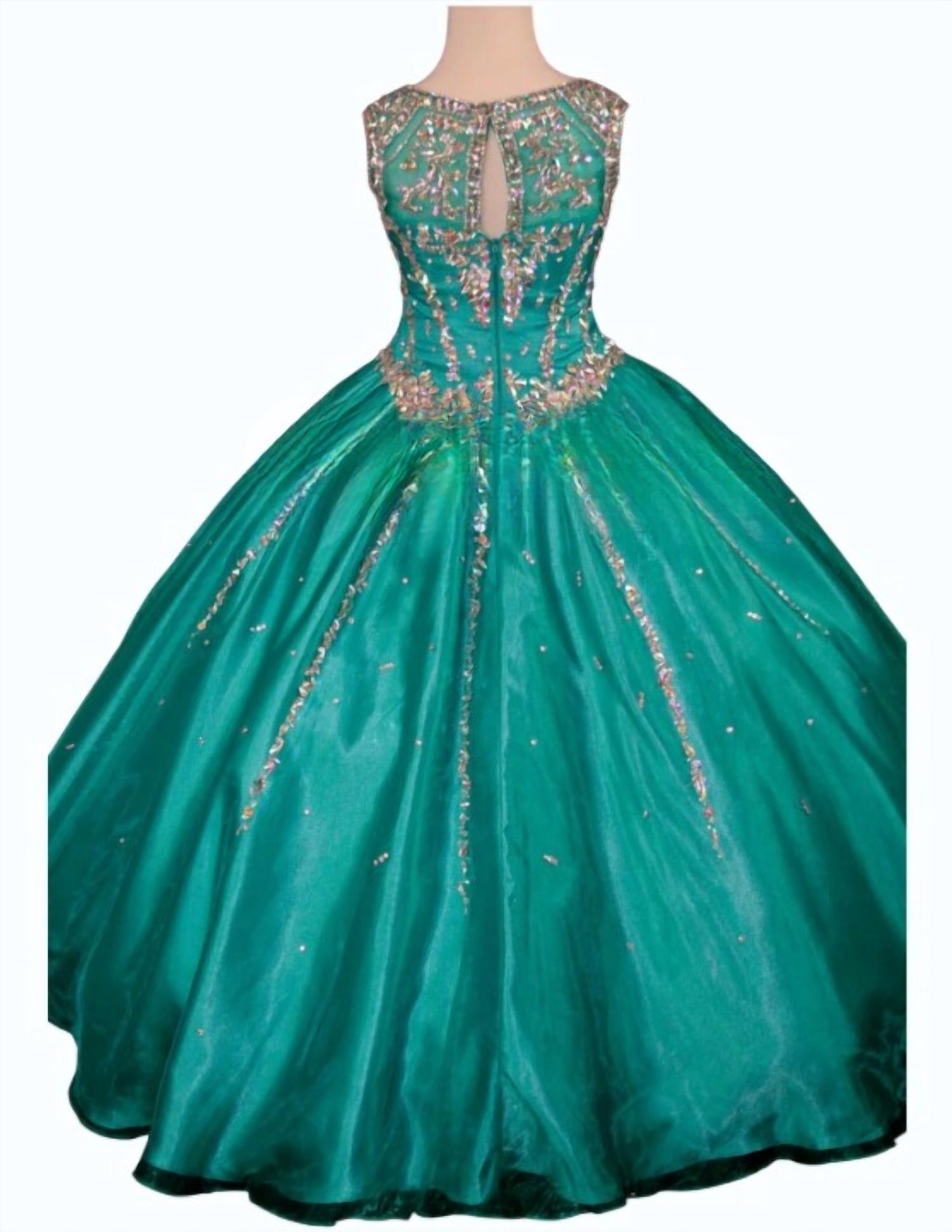 Little Rosie - Girl's Long Pageant Dress