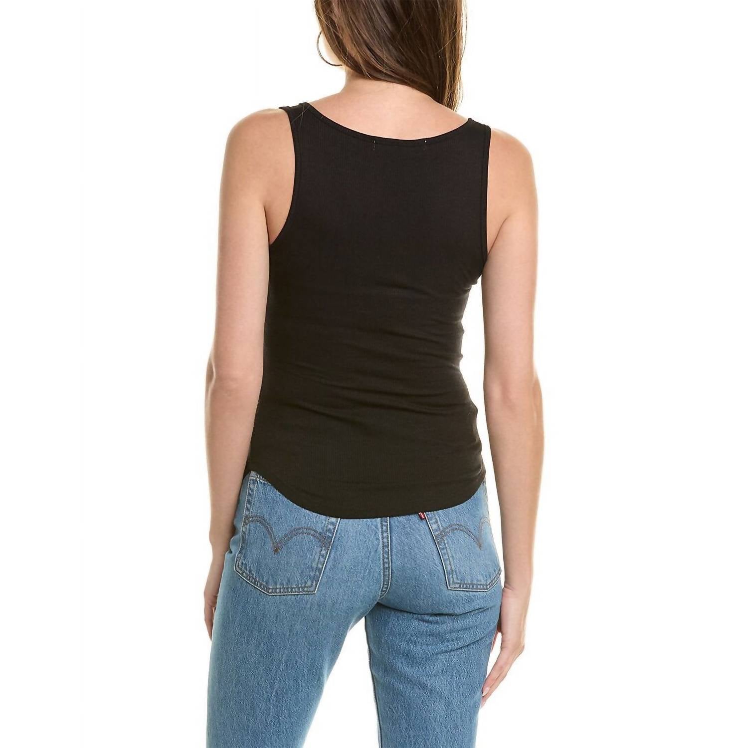 Project Social T - Helena Ruched Front Rib Tank
