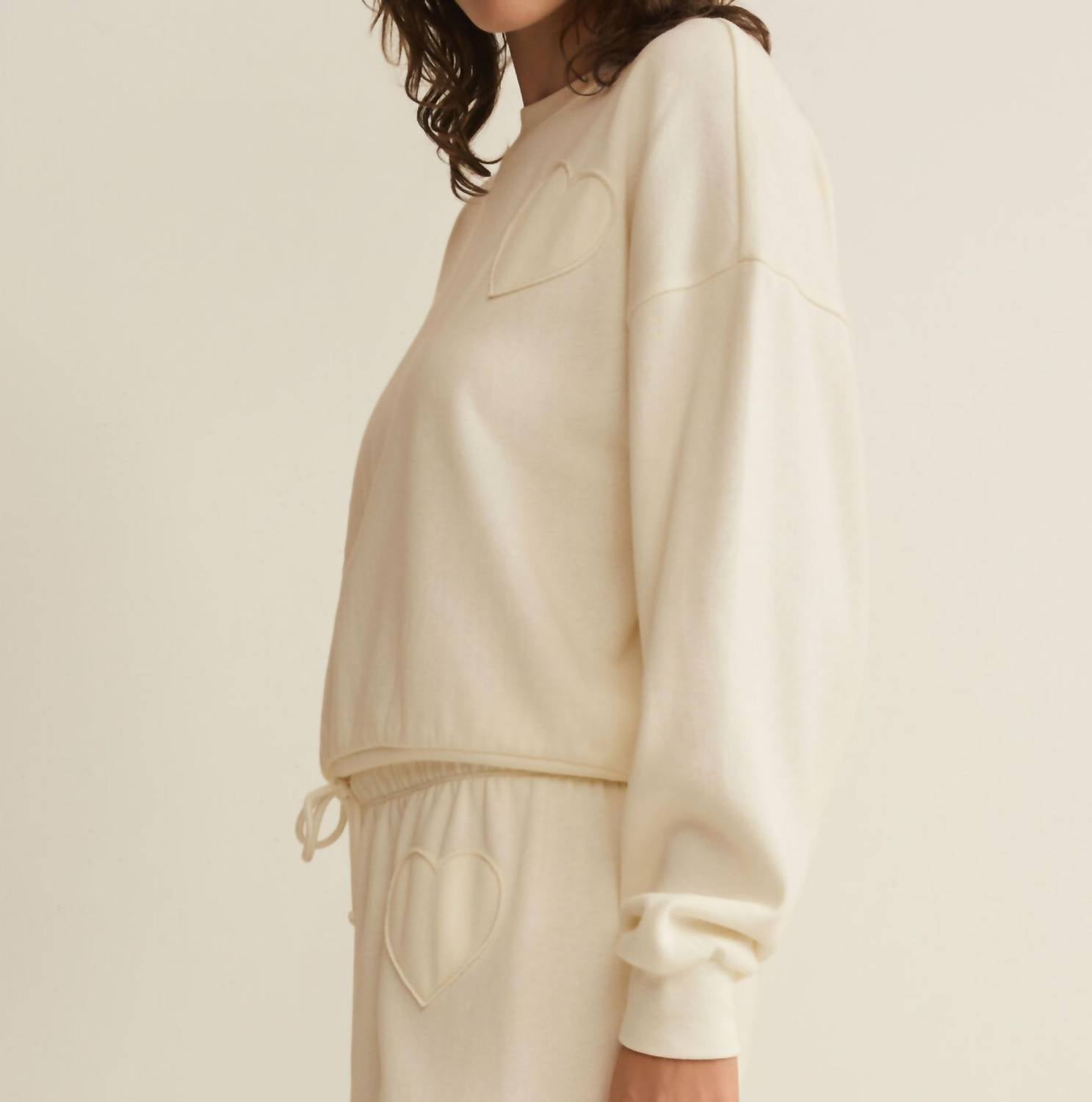 Z Supply - Women's Heart It Fleece Sweatshirt