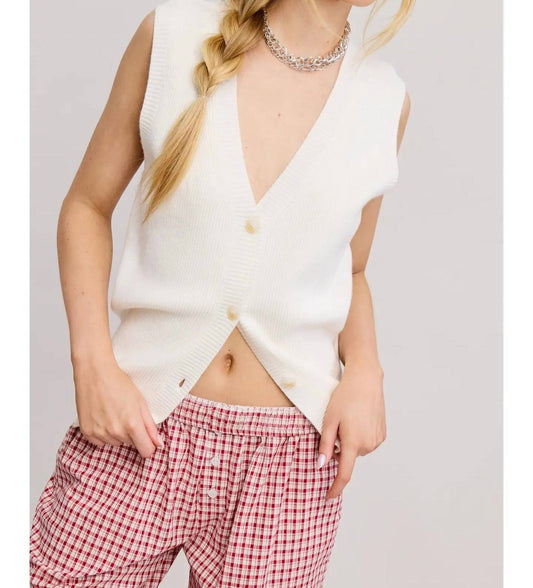 Mimosa - Everly Sleveless Cardigan Vest