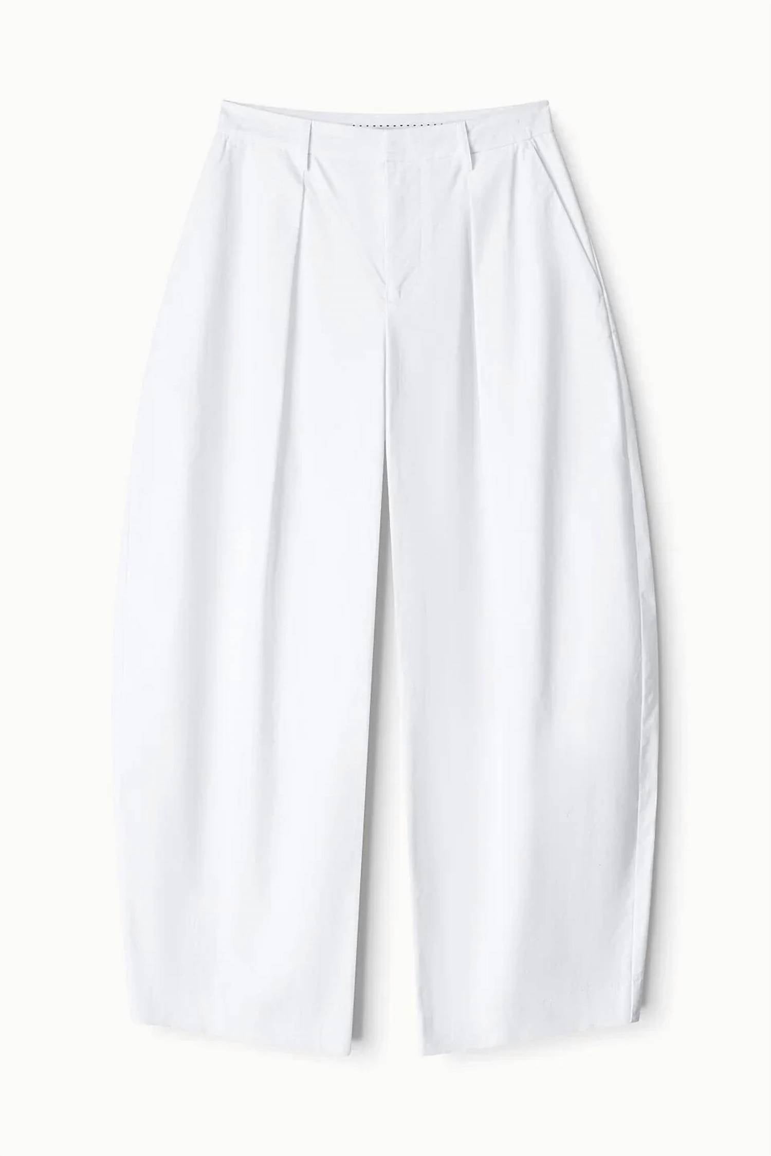 Staud - Elias Pleated Barrel Trouser Pants