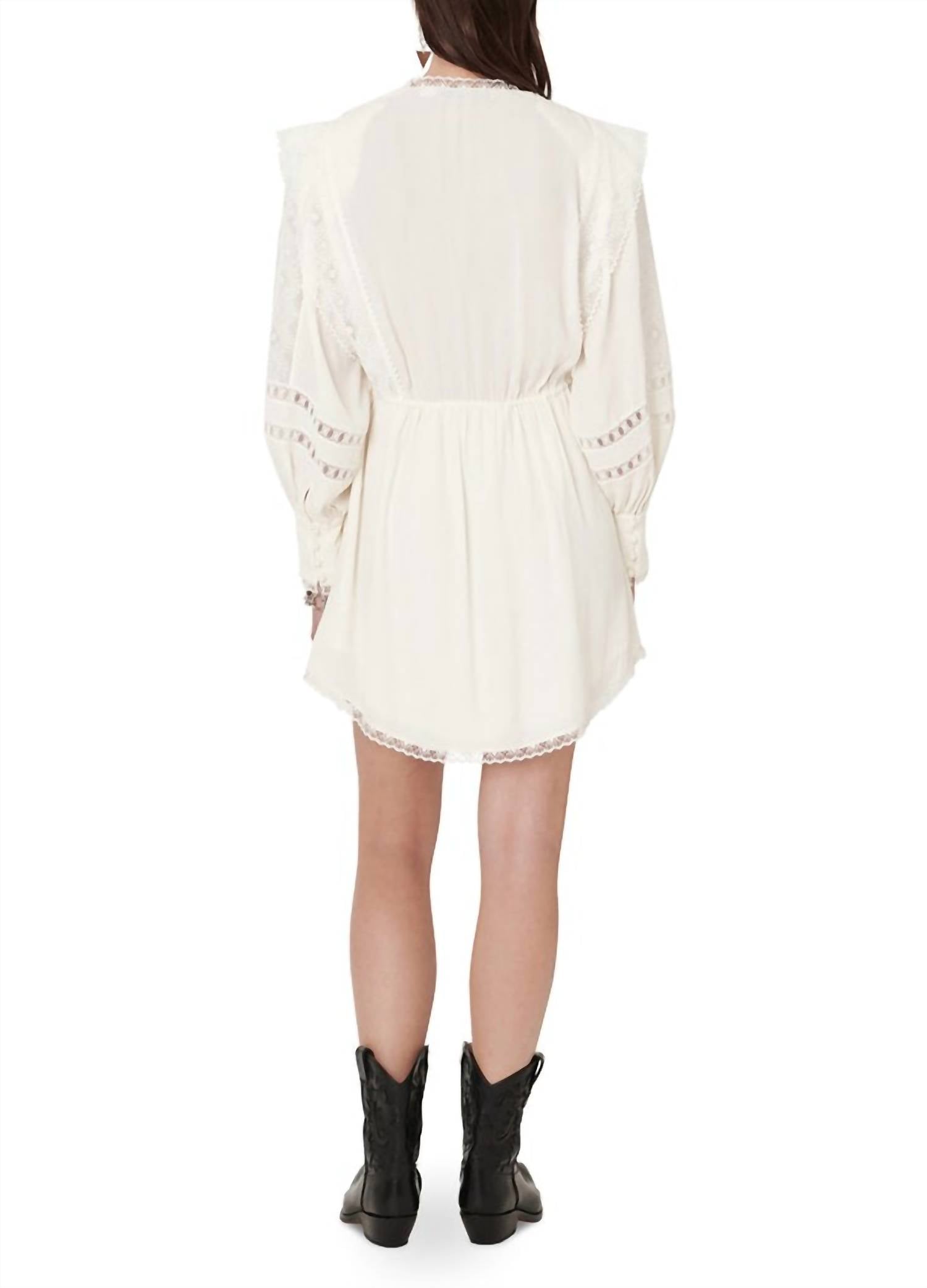CASSIE V-NECK MINI DRESS