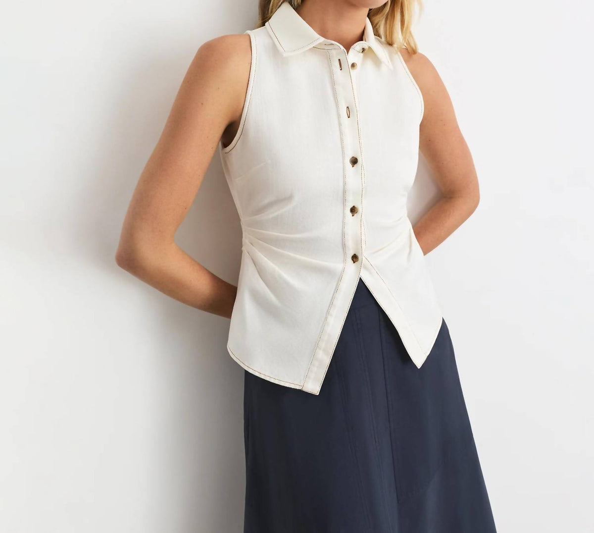 Tanya Taylor - Hanelle Denim Top