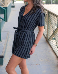 Sadie & Sage - Jada Stripe Romper