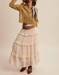 Listicle - Embroidered Western Cotton Shirt