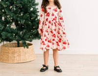 Kickee - Kid's Long Sleeve Twirl Dress With Pockets