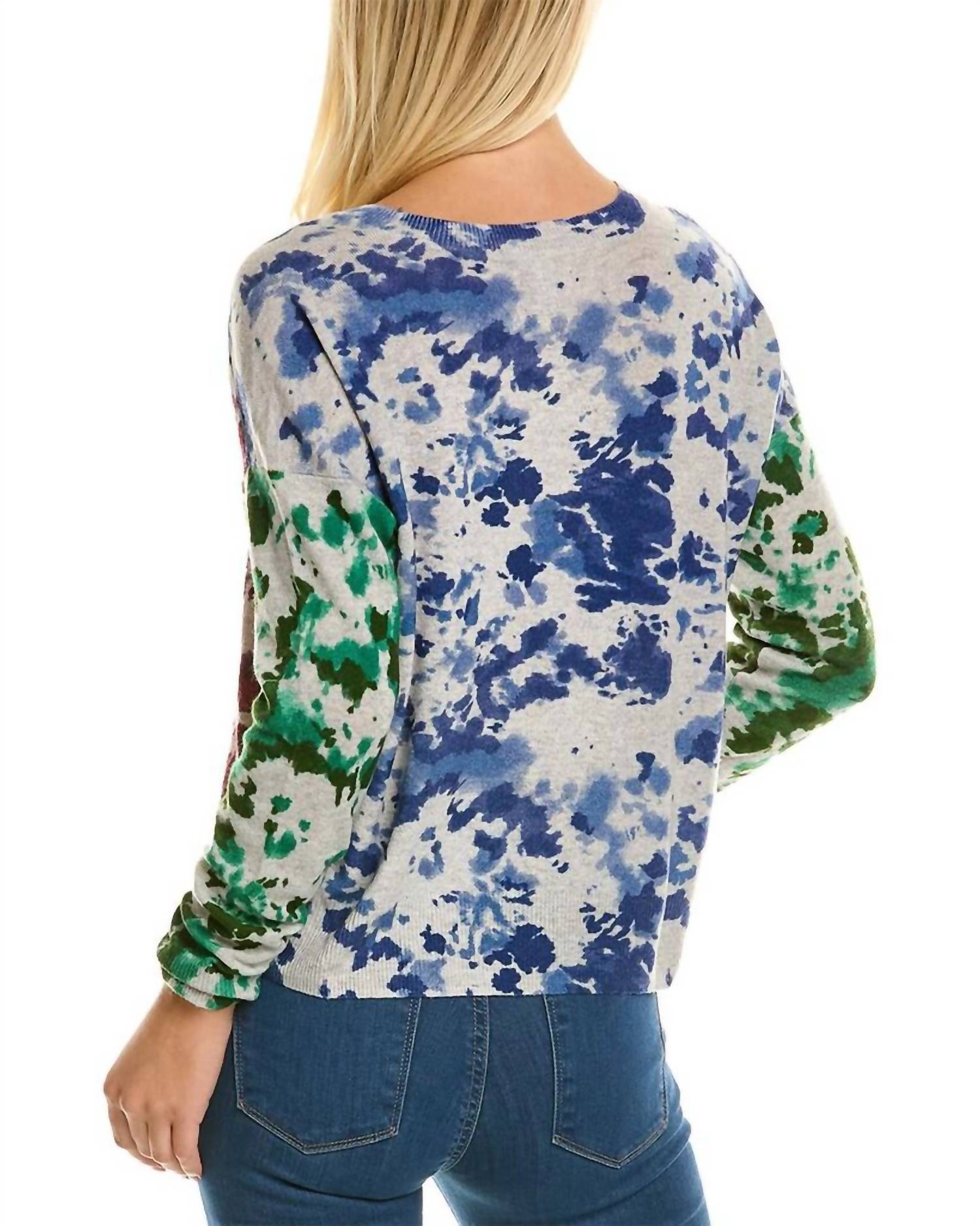 Autumn Cashmere - Ink Blot Crew Cashmere Sweater