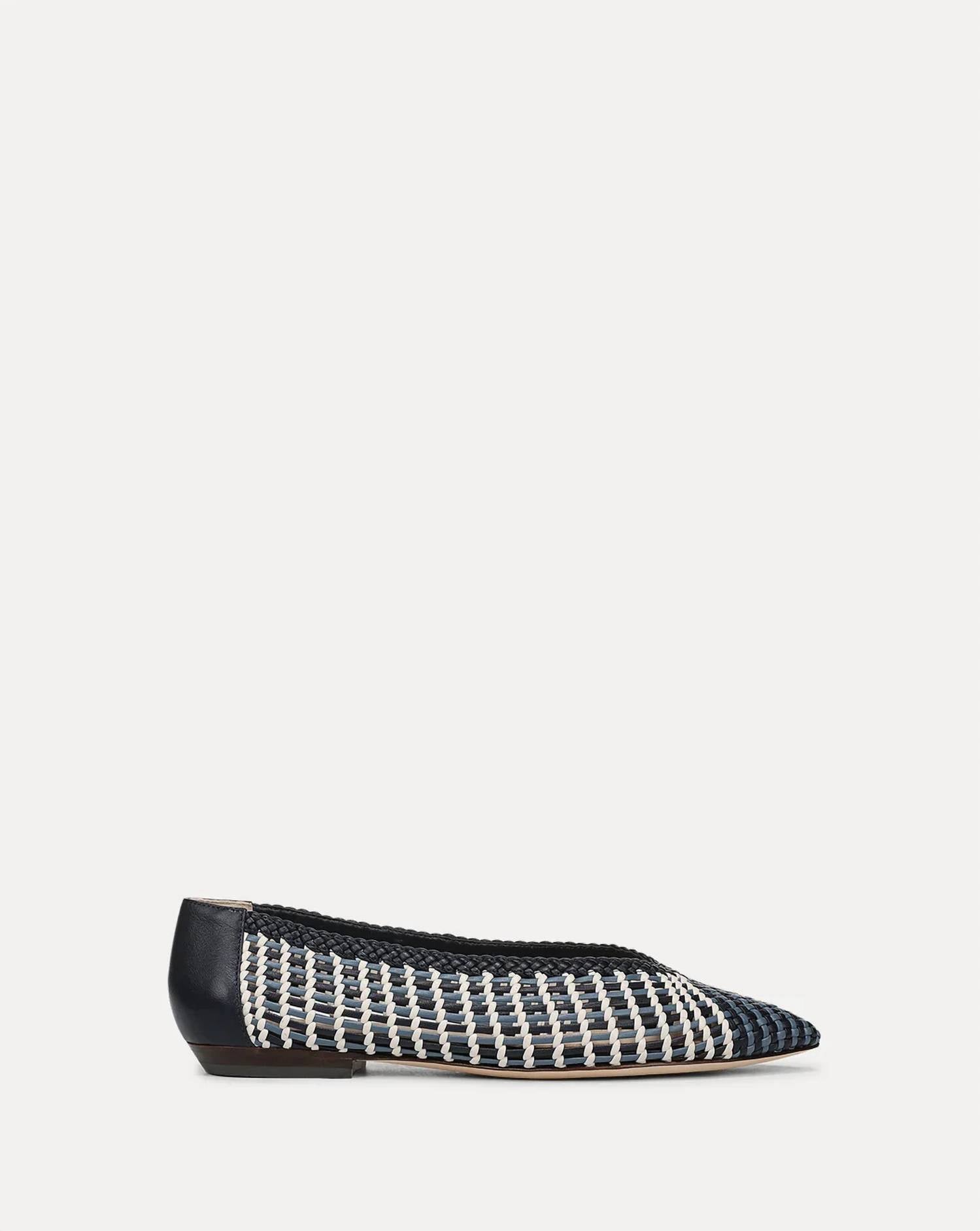 Veronica Beard - Women's Bancroft Woven Leather Flat