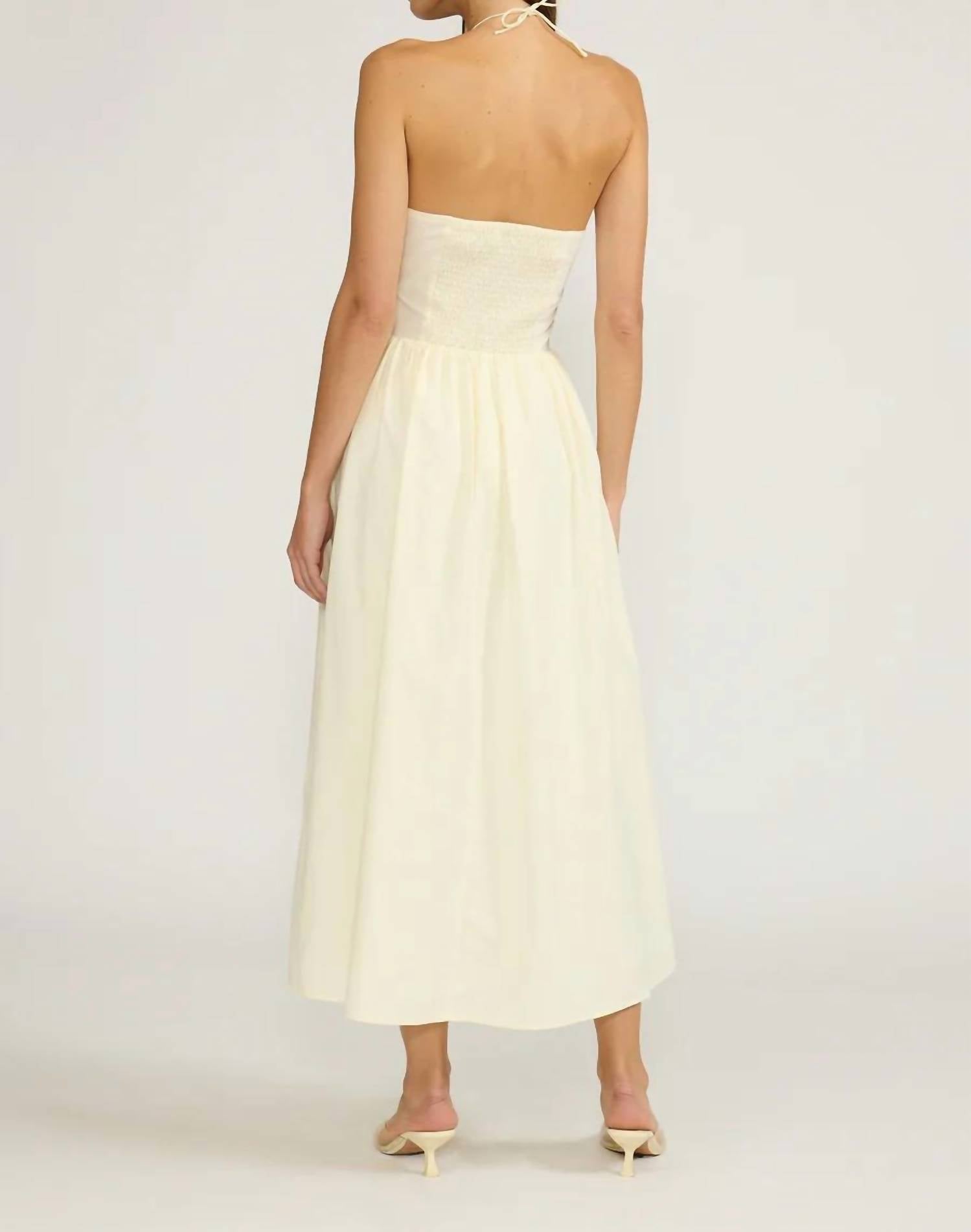 Lucy Paris - Hillary Beaded Halter Dress