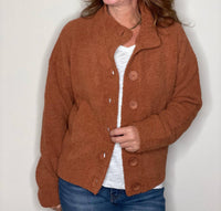 Hello Nite - Plush Button Jacket