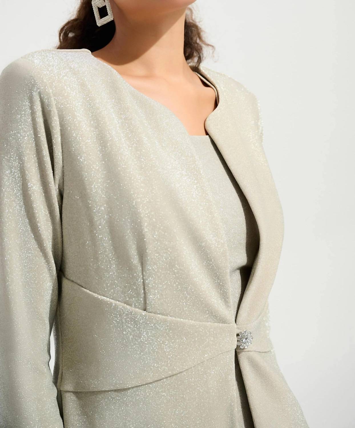 Joseph Ribkoff - Sparkly 3/4 Sleeve Twin Set Jacket