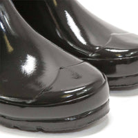 HUNTER Girls Gloss Chelsea Boots in black - kids' shoe - view 7