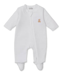 Kissy Kissy - Kid's Teddy Bear Time Jacquard Zip Footie