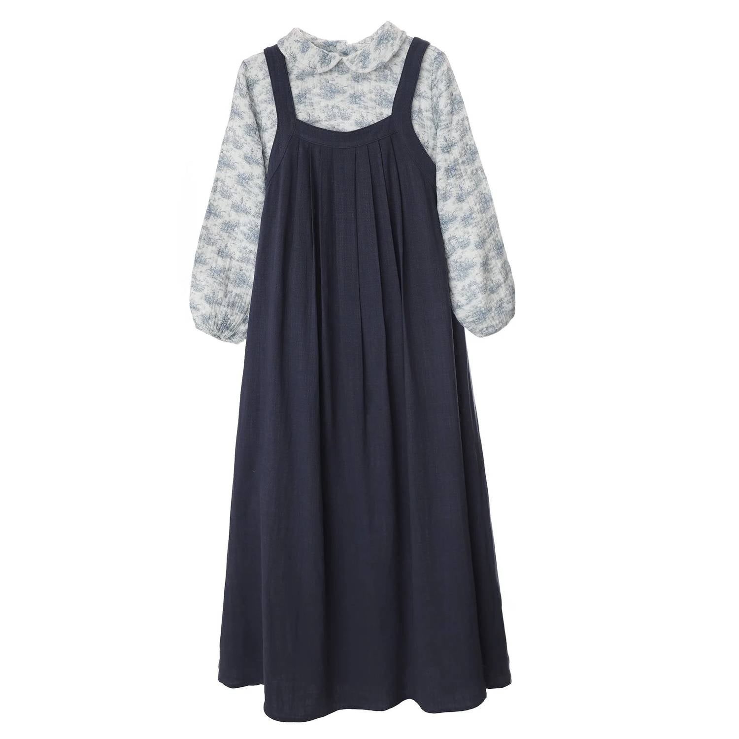 Bonjour - Girls Toile Print Shirt & Maxi Jumper