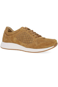 dansko Women's Catie Suede Sneakers in tan suede 1 - women's sneaker