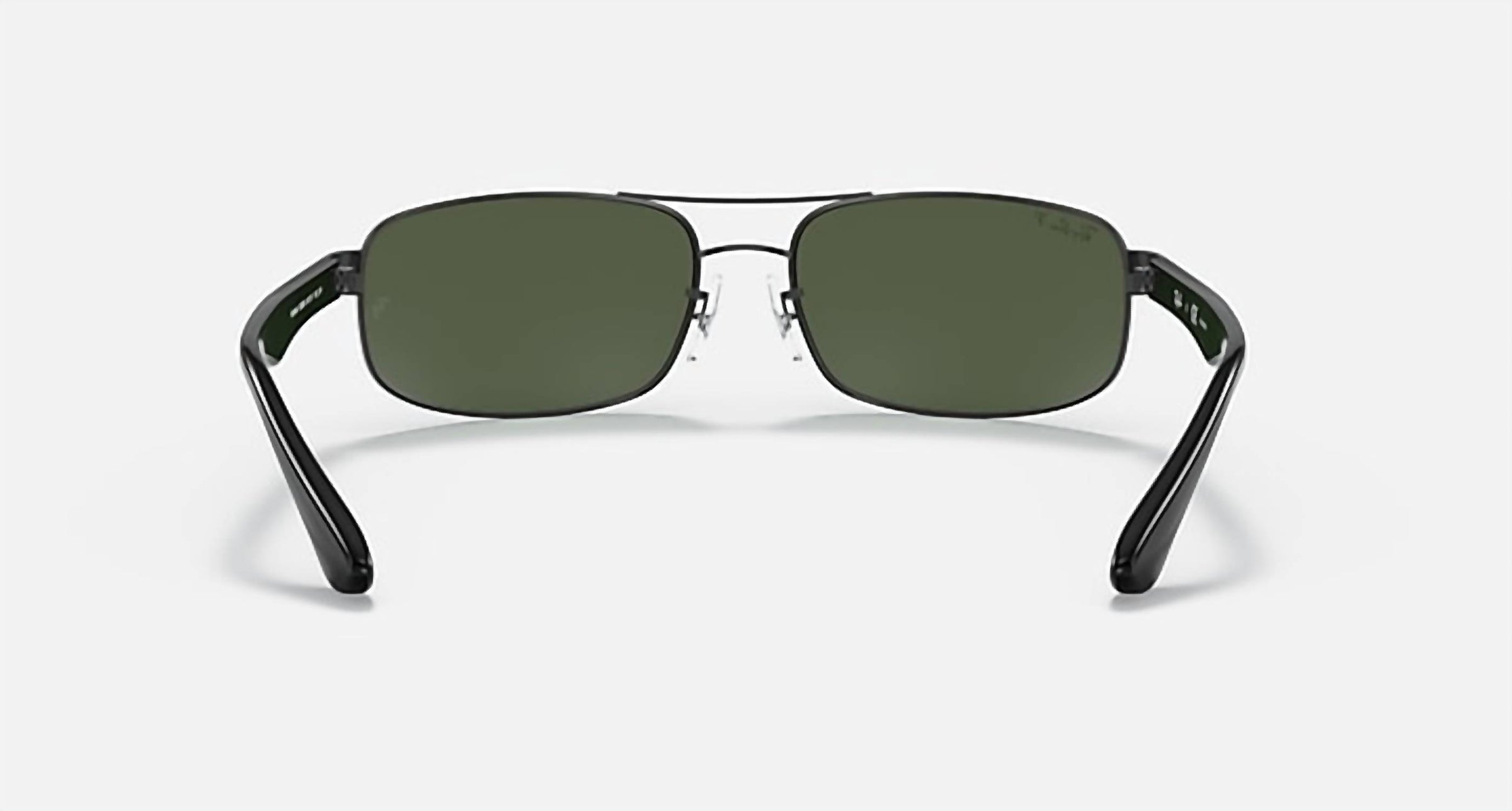 Ray Ban - Men's Full Rim Rectangular Polarized Sunglasses 3445 - 002 - 58