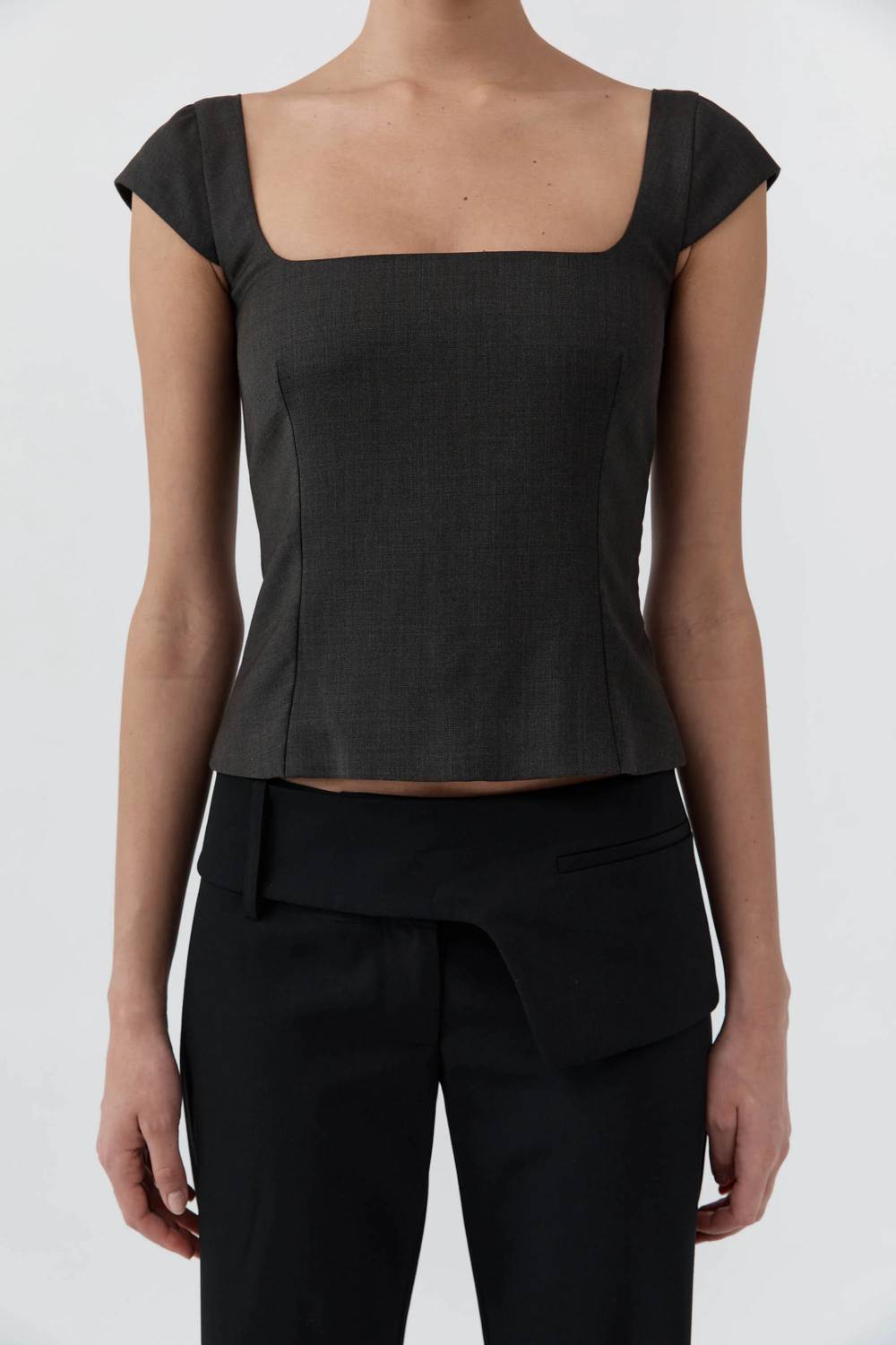 St. Agni - Wool Cap Sleeve Top