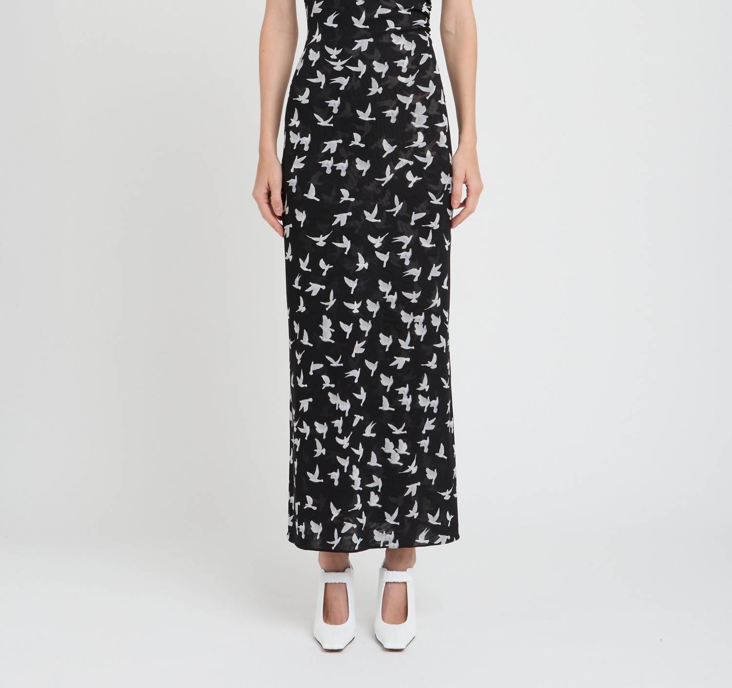 Stella Mccartney - Mesh Flying Bird Haze Dress