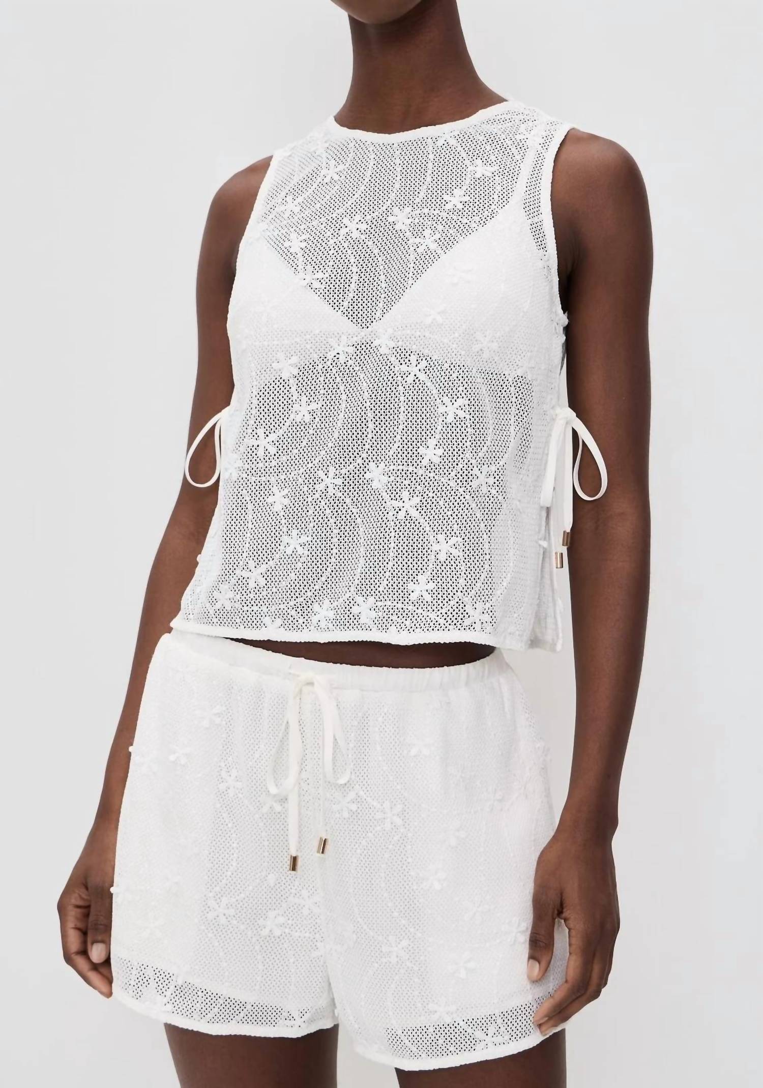 Minkpink - Sundara Drawstring Lace Shorts