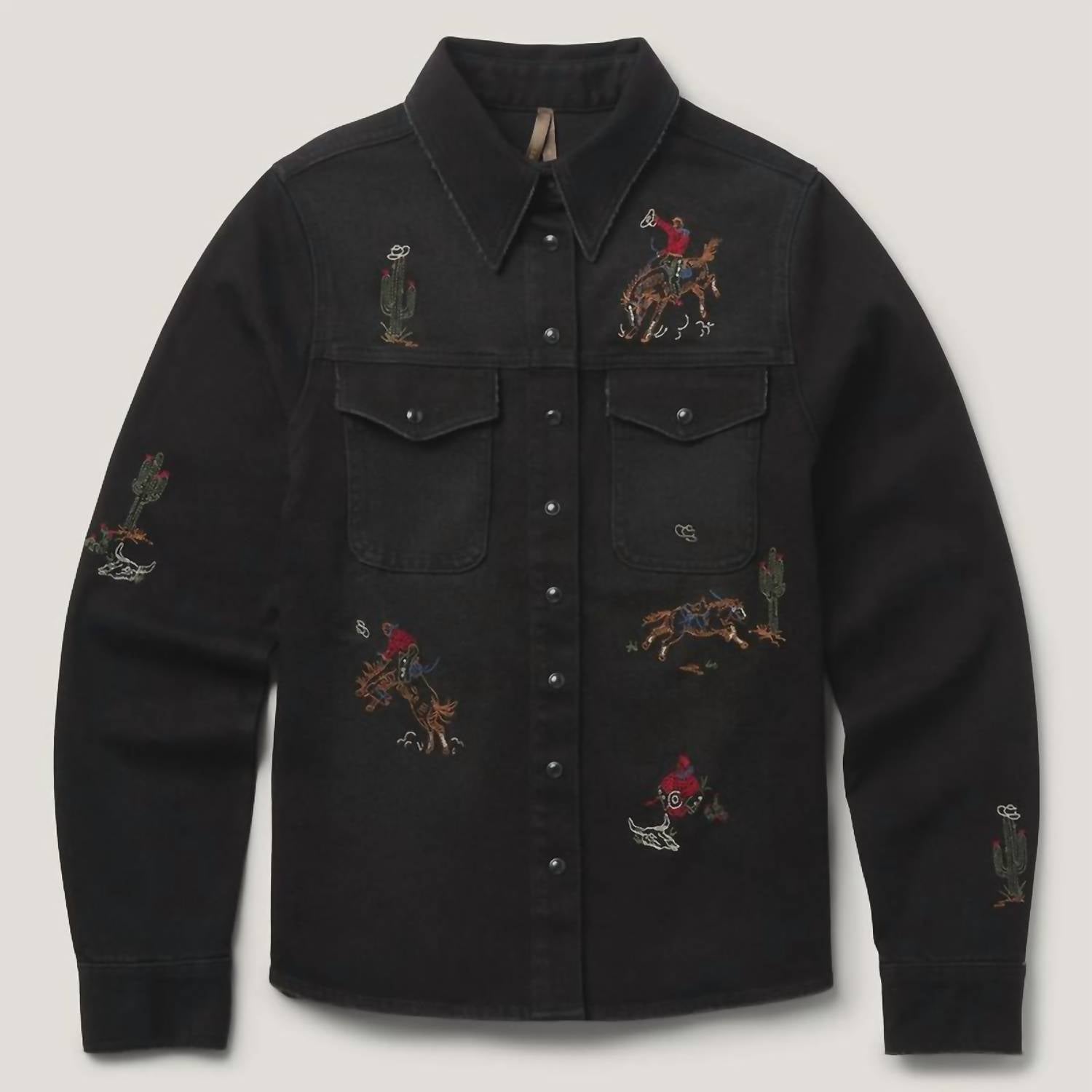 Stetson - Women's Embroidered Stretch Denim Shirt