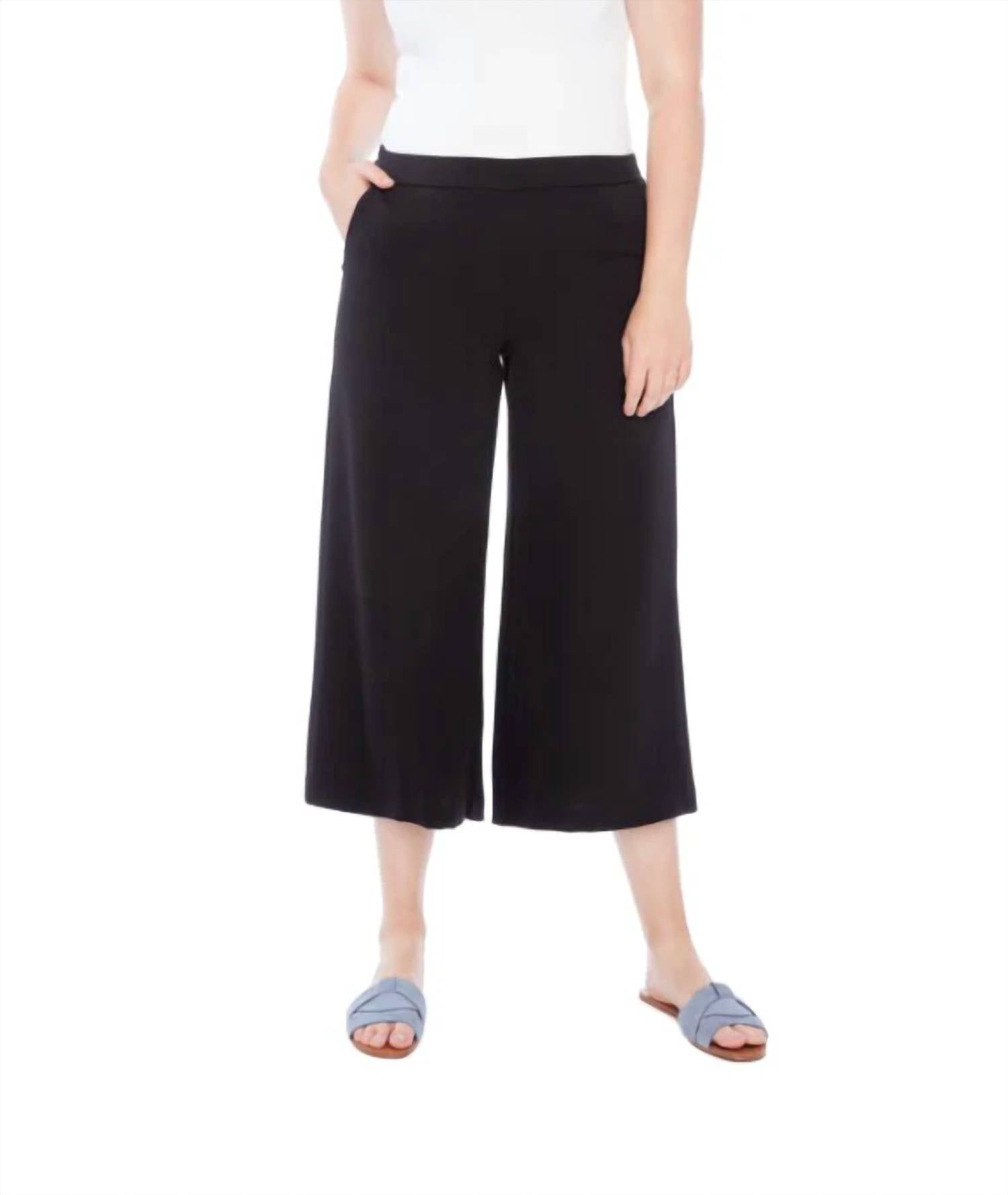 Iltm - Flowy Wide Leg Crop Pan