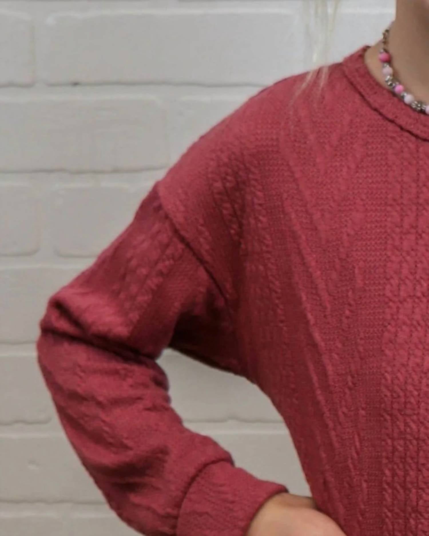 Chris & Carol - Girls Crochet Sweater Top