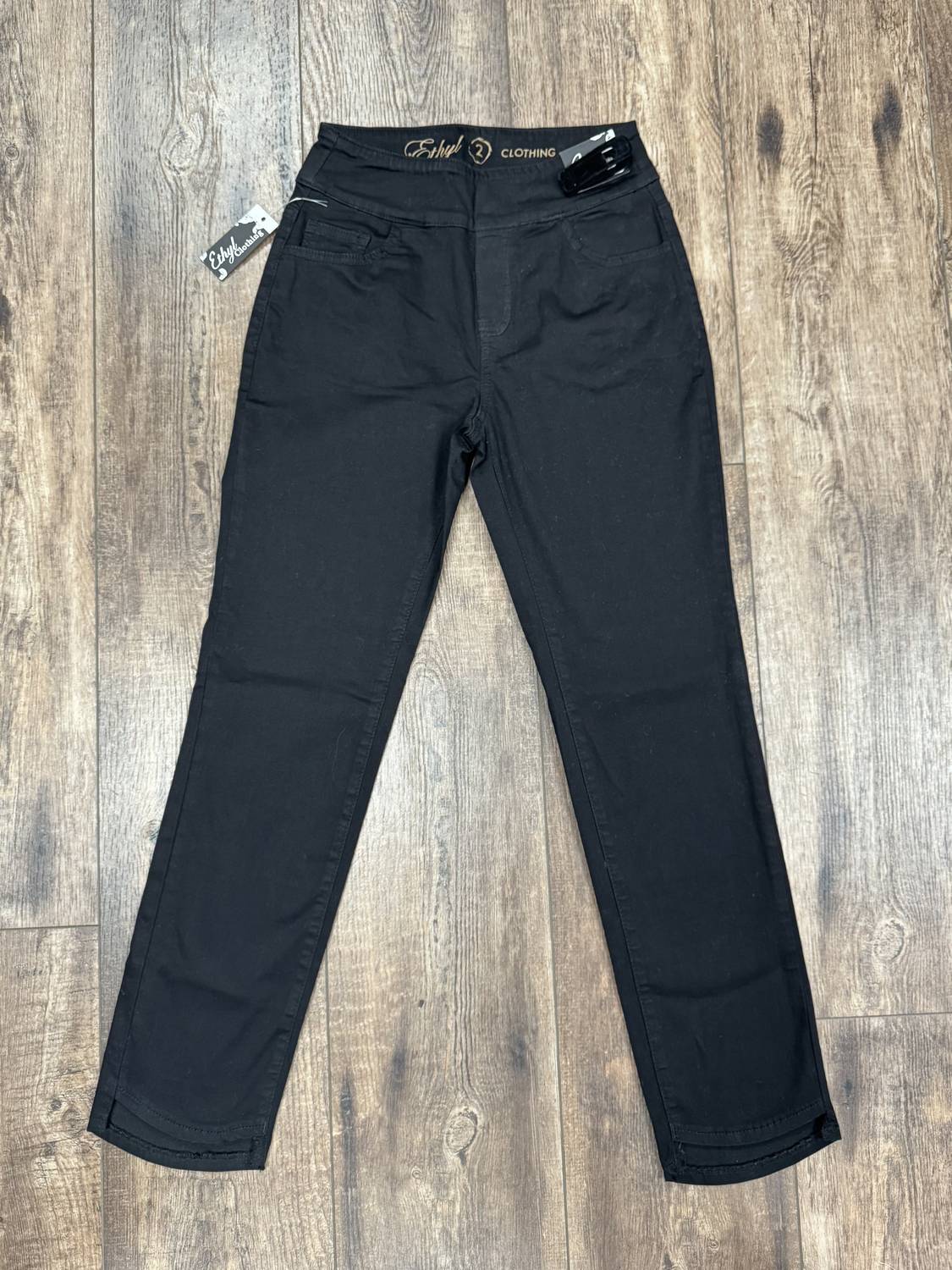 Ethyl womens staight leg in black - women's jeans