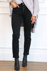 Risen - Jackson 4 Button Straight Leg Jeans