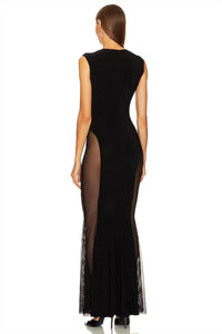 Norma Kamali - Sleeveless Crewneck Fishtail Gown