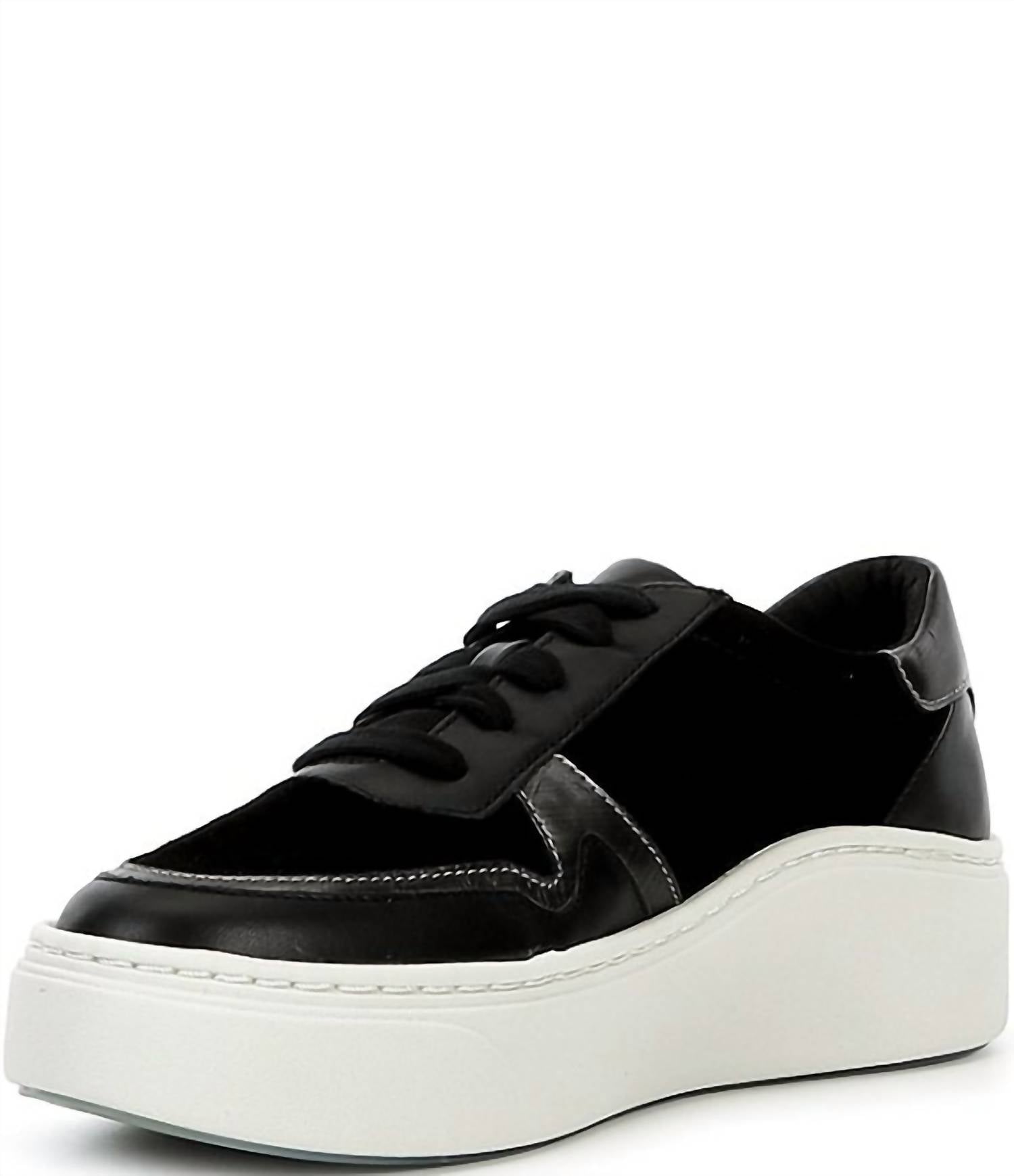 Aetrex Women's Leigh Suede Side Zip Platform Sneakers in black - women's sneaker - view 4